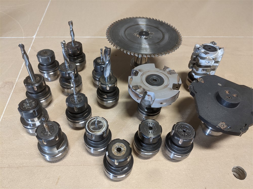 CNC TOOLING, HSK-63F TOOL HOLDERS AND TOOLING