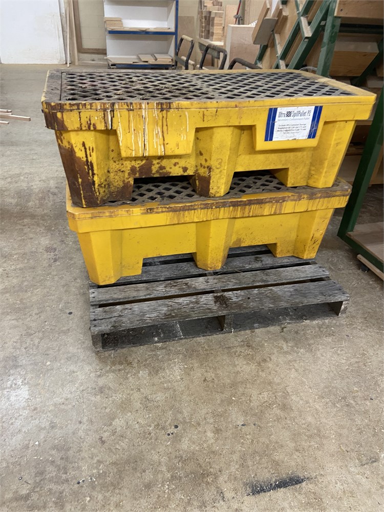 (2) Spill Containment Boxes