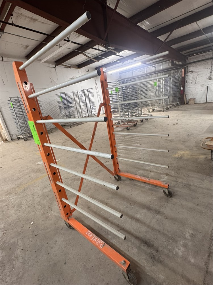 Mobile Adjustable Panel Drying Rack