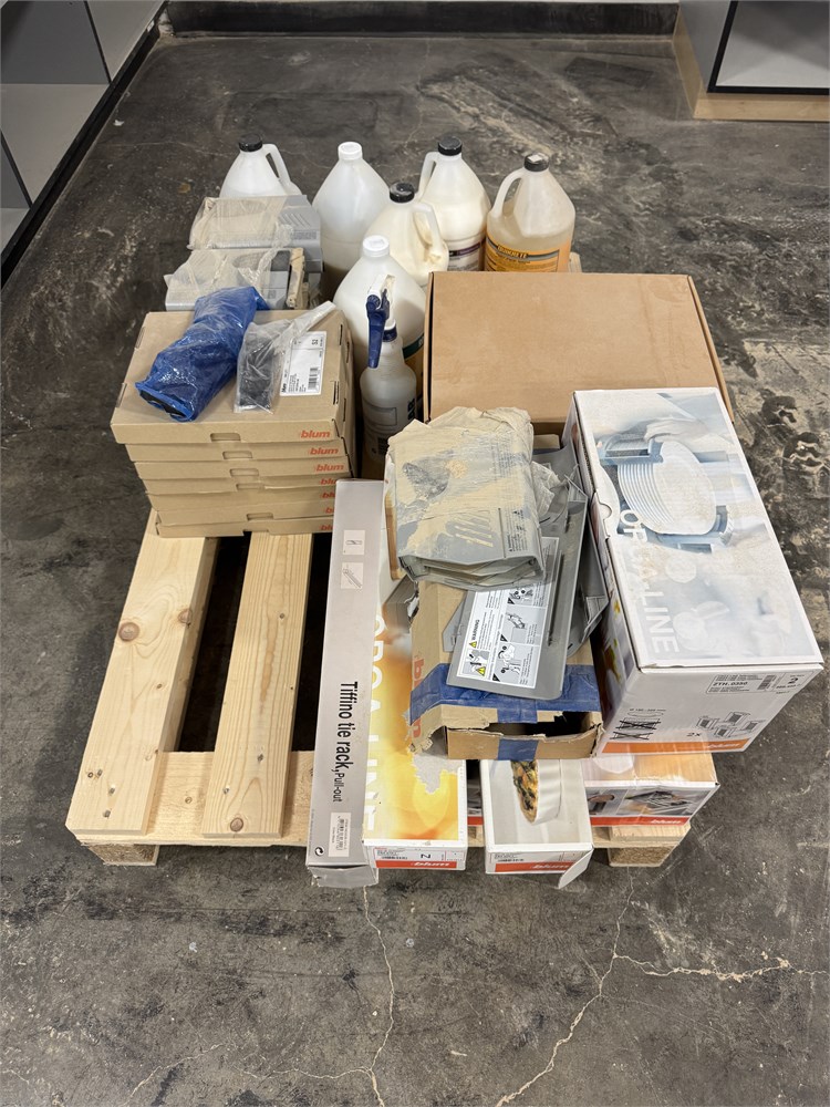 Pallet of Hardware and Supplies