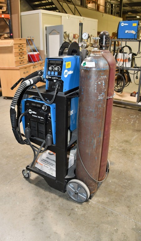Miller "Invision 450 MPa" Mig Welder and Cart