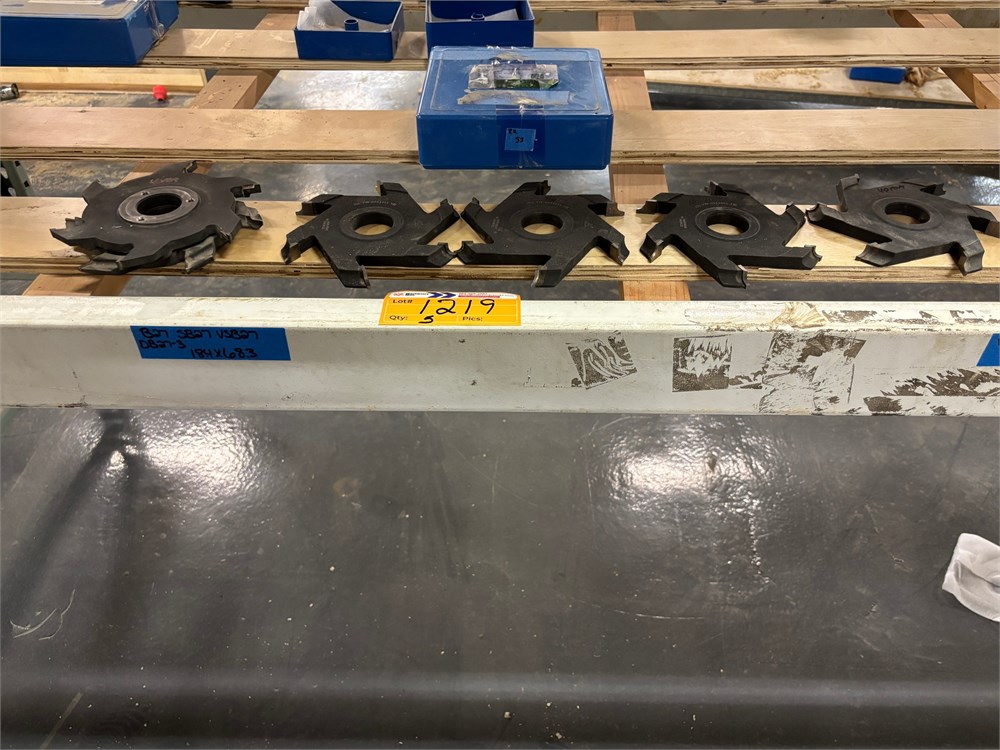 Lot of Cutter Heads - Qty (5) - as pictured