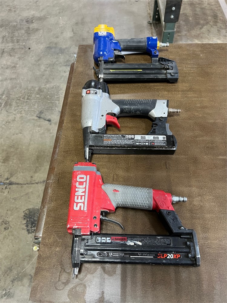 Three (3) Pneumatic Nailers