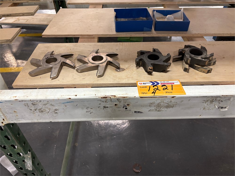 Lot of Cutter Heads - Qty (4) - as pictured